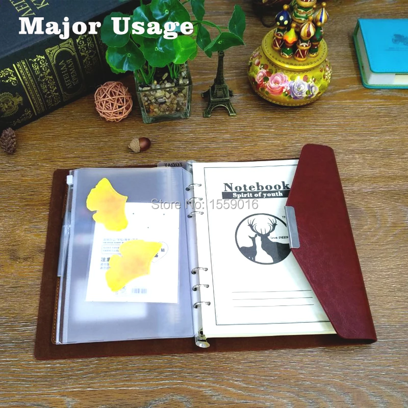 leather cover binder folder