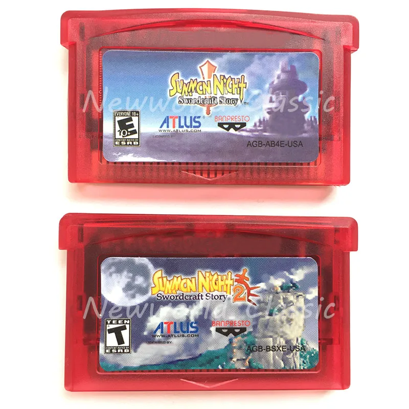 Summcn Night Series USA Versionfor 32 Bit Video Game Cartridge Console Card English Language US Version | Электроника