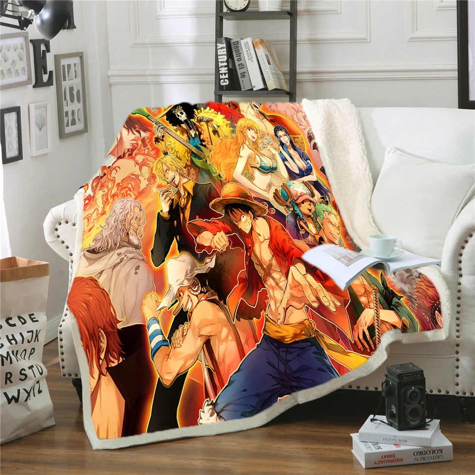 

3D Printed Throw Blankets One Piece Blanket Wool Sofa Mantas De Cama Coperte Fluffy Blanket Warm Wearable Fleece Manta
