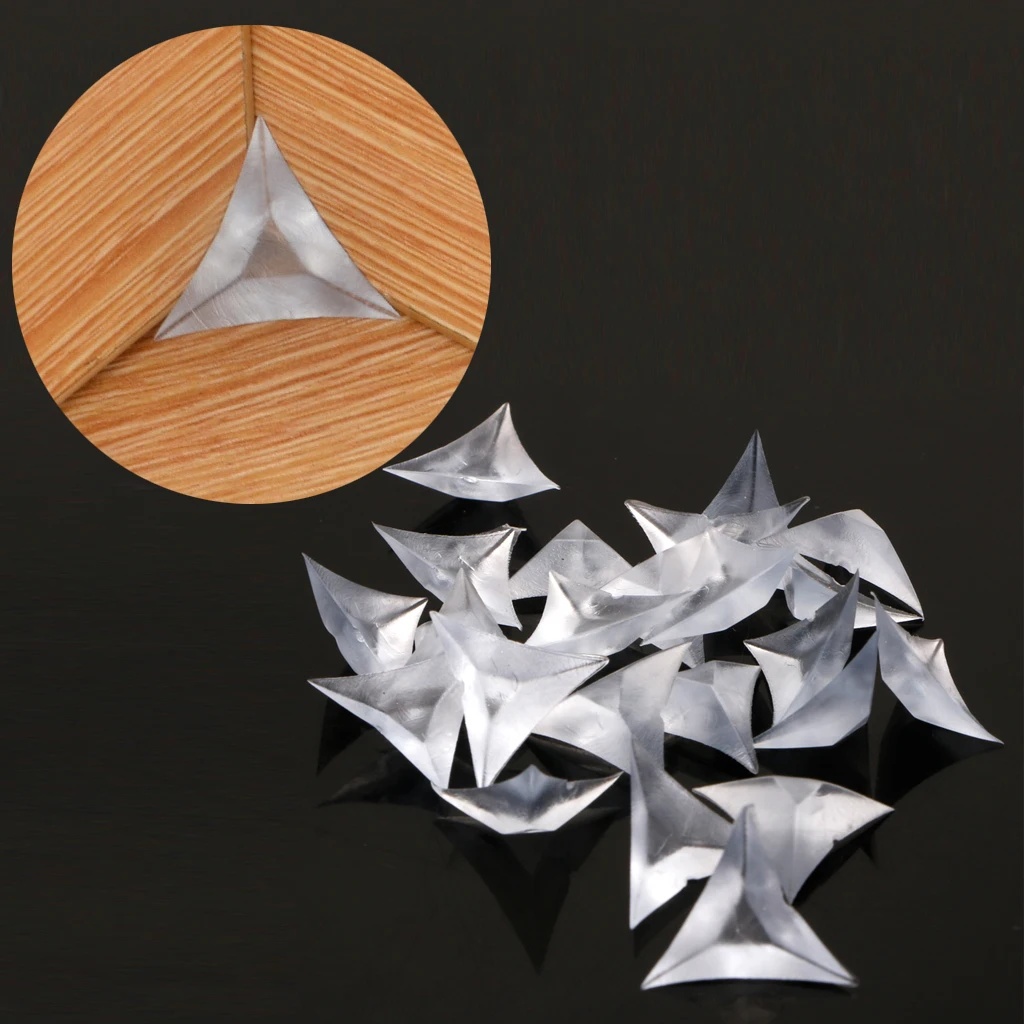 

2018 New Style Fashion 100PCS PP Clear Anti Dust Edge Triangles For Furniture Cabinet Drawer Corners