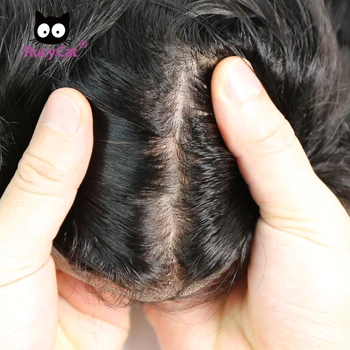 

RucyCat Silk Base 13*4 Lace Frontal Closure Brazilian Virgin hair Straight Human Hair Extension