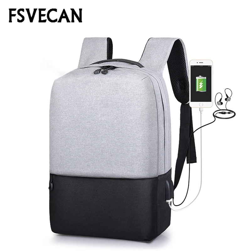 

USB Charging Anti Theft Laptop Backpack Student School Bags For Teenage Girls 2019 Soft Back pack Mochila Feminina Bagpack
