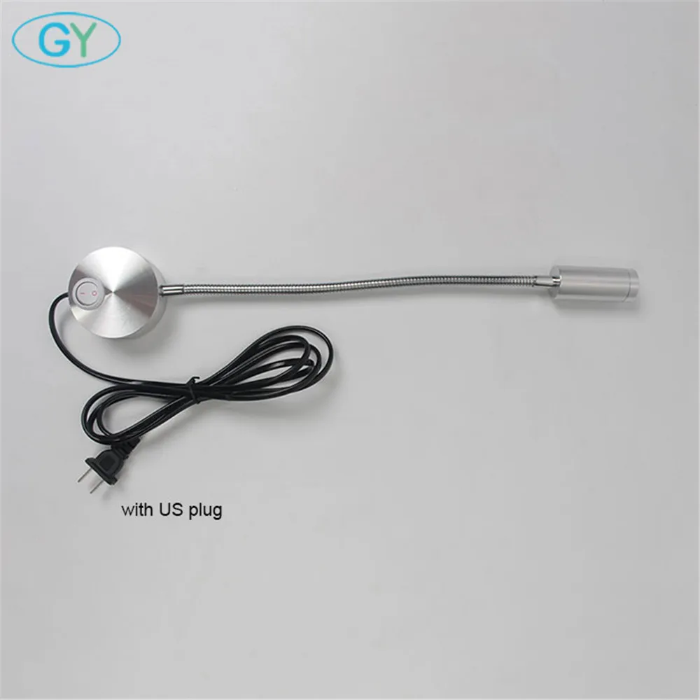Светодиодные настенные лампы с гибким шлангом 110 В 220 3 Вт|led sconce|plug wall lampswall lamp |