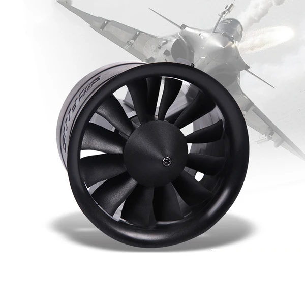 

FMS 80mm 12 Blades Ducted Fan EDF With 3270 KV2000 6S Inrunner Brushless Motor