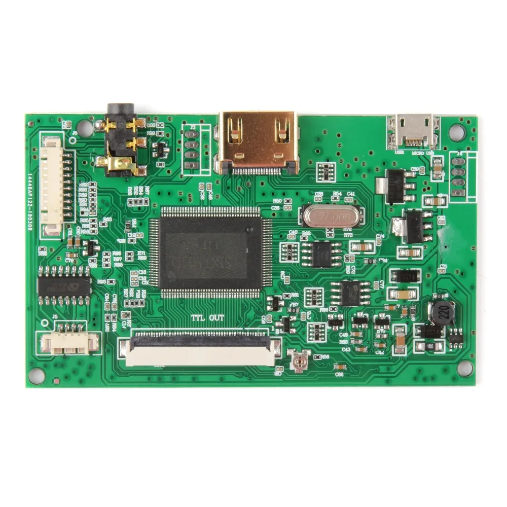 Pаспродажа SRJTEK AT070TN92 драйвер платы ЖК экран контроллер HDMI Для Innolux AT070TN90 AT090TN10 AT070TN93 AT080TN52 Micro USB 50 контактов