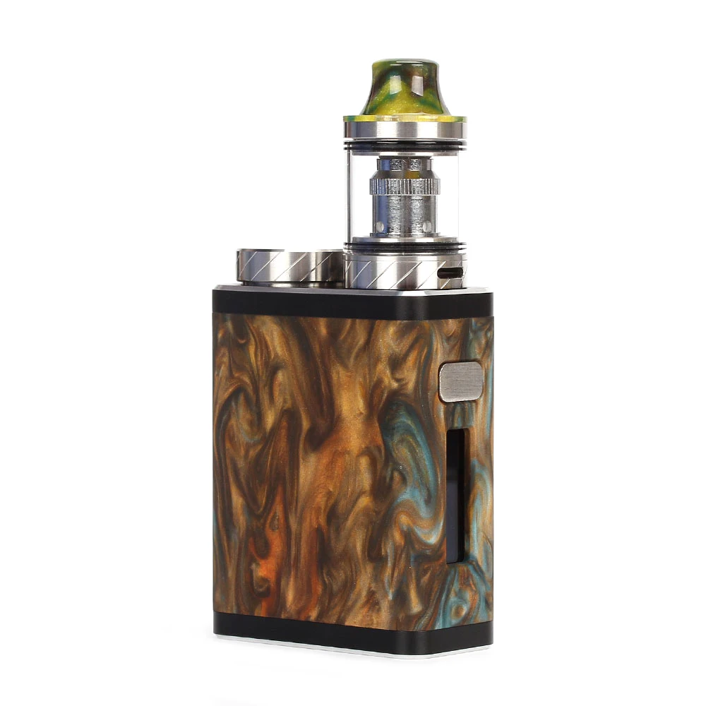 

Original Aleader Funky 60W Kit Tech mini Resin Box Mod Chip VW Temp Control Vape Mode with 0.50hm Coil E Cigarette Tank