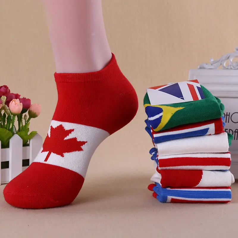 

1 Pair Fashion Men's Stylish Ankle Socks Low Cut Crew Casual Color Cotton Casual Socks