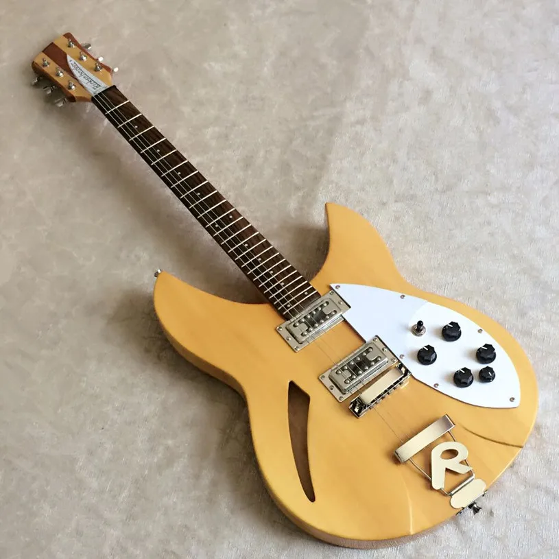 

Free Shipping China Replica Quality Guitar Musical Instruments Chrome Hardware Guitarra Ricken 330 Mapleglo Electric Guitar