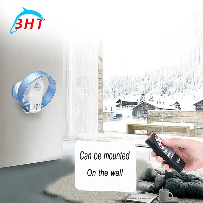 

By DHL Office Home Mini Table Fan Without Blades Super Slient Energy-saving Environmentally Bladeless Fan Cooling Air Condition