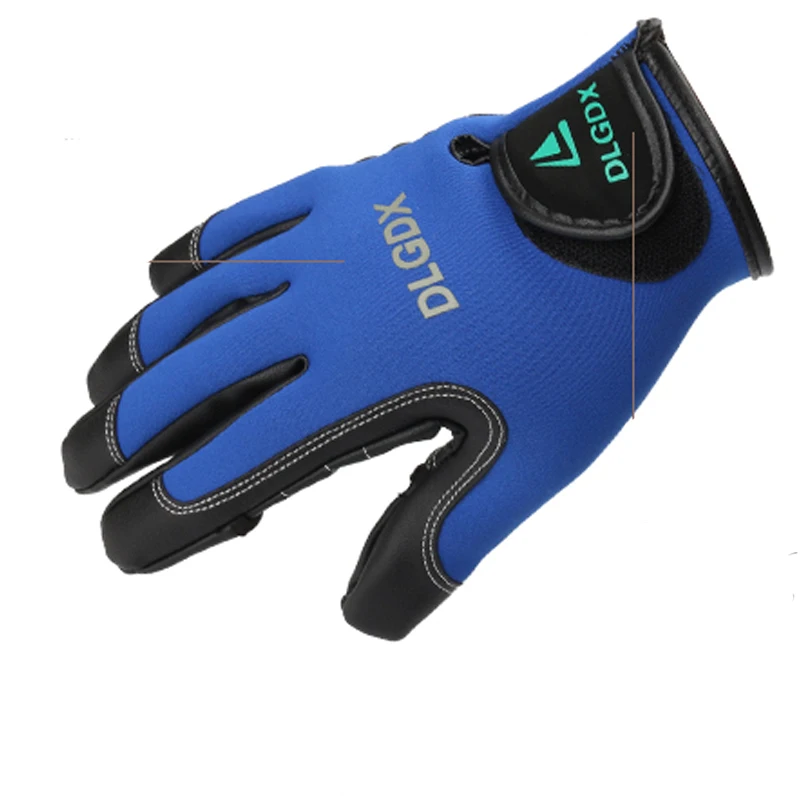 2018 male and female outdoor fishing gloves exposed two fingers exposed