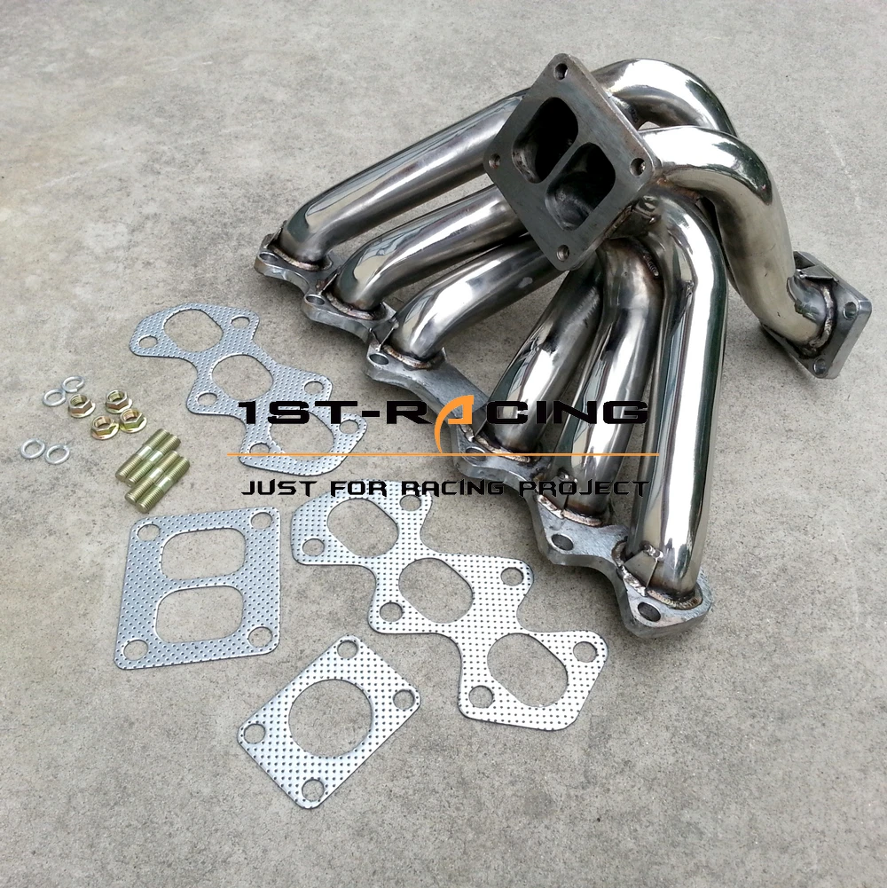 

Turbo Manifold For Toyota Supra MKIV JZA8 Aristo V300 2JZGTE T4 Stainless Steel