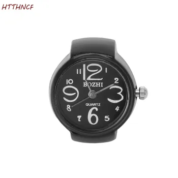 

HTTHNCF Watch Round Metal Creative Numerals Ring Table Quartz Unisex 22MM