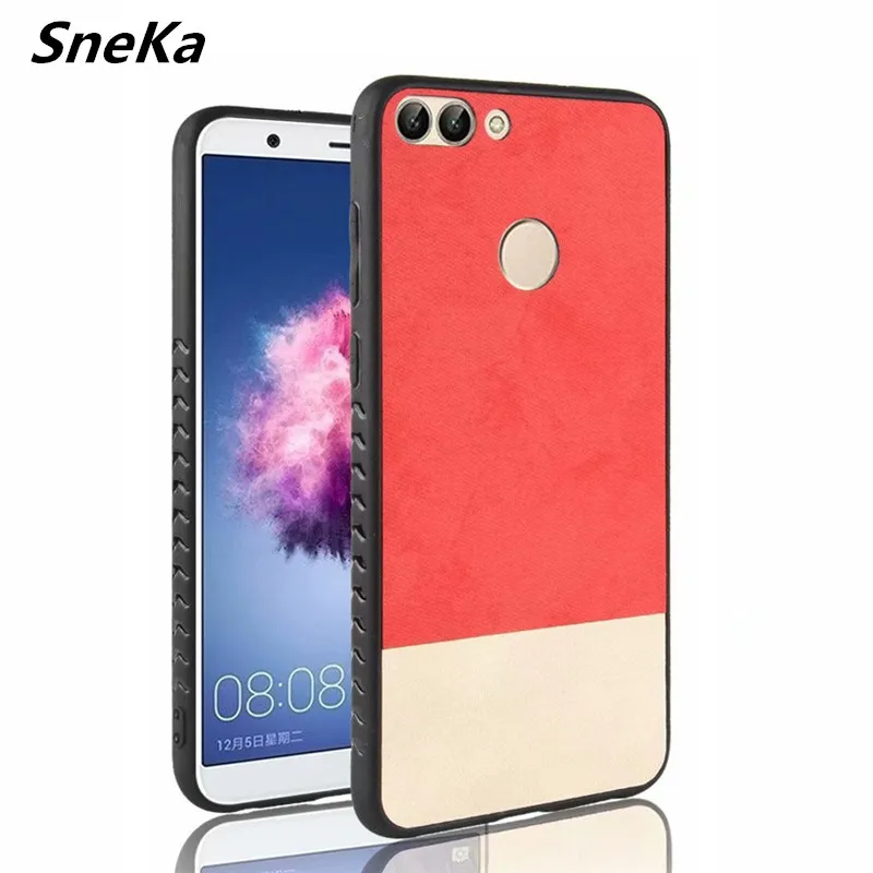 

Soft Case For Huawei P Smart Phone Case on PSmart Global TPU Silicone Edge Jeans Colors Leather Cover For Huawei Enjoy 7s cases
