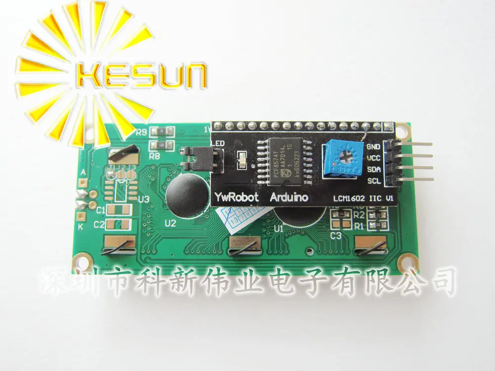 10 шт. х Синий IIC / I2C 1602 последовательный ЖК модуль Дисплей Световые