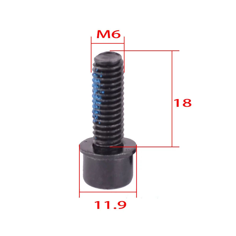 Горный Дорожный велосипед M6* 18 стальной винт фиксированный зубчатый диск тормозной руль золотник тормоза болты суппорта шурупы с шайбой 4 шт