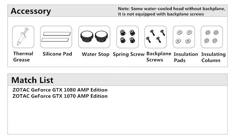 Bykski N-ST1080AMPED-X полный охват GPU водяной блок для VGA ZOTAC GeForce GTX 1070 1080 AMP Edition Видеокарта радиатор GPU