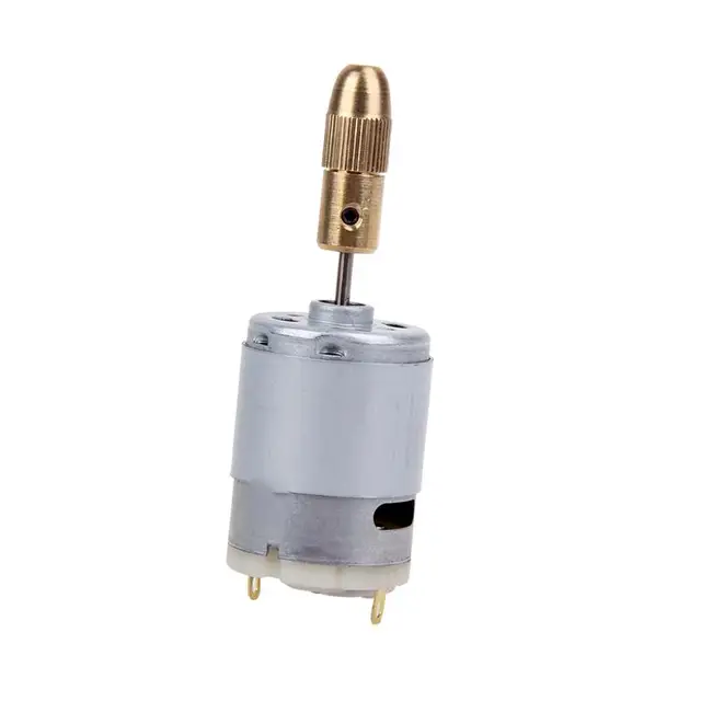 Mini 12V Motor Micro DIY Electric Hand Drill PCB Press Drilling&0.5-3.0mm Twisit Drill Bits Set Rotary Tool&Keyless Brass Chucks