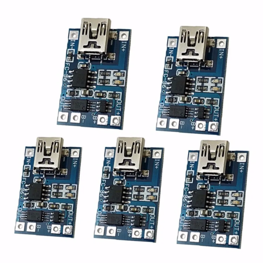 1 шт./2 шт./5 шт./10 шт. MINI USB 5 в а 18650 TP4056 модуль зарядного устройства литиевой батареи