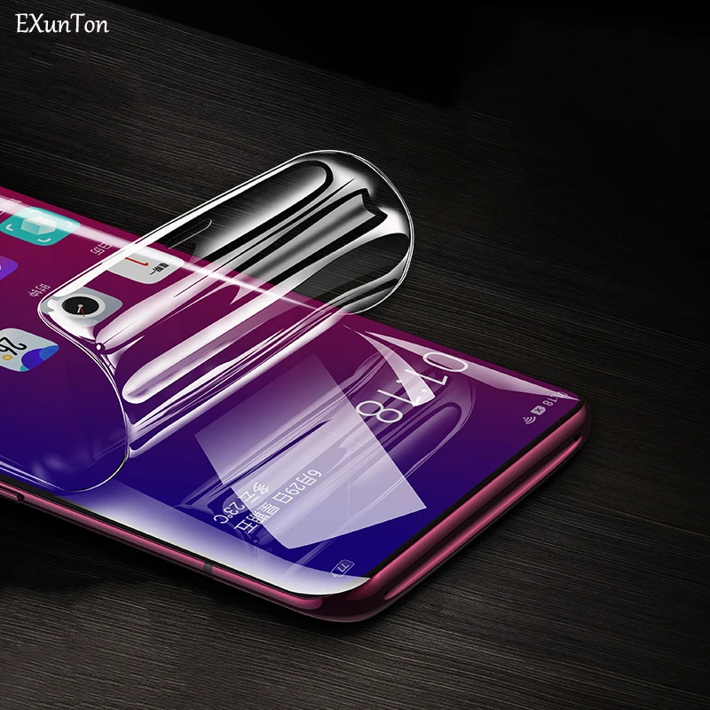 EXUNTON 3 шт 3D полное покрытие Мягкий ТПУ экран протектор для OPPO F11 Pro K1 Защитная