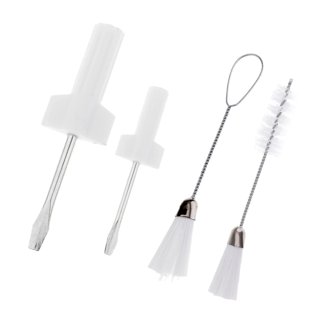 4 Pieces/Set Sewing Machine Service Kit 2 Sewing Machine Lint Cleaning Brushes & 2 Screwdrivers