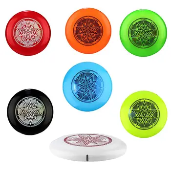 

1PC Ultimate Flying Disc Hot Stamping Star Print Non-odor PE Smooth Surface Game Competition Outdoor Practice Accessory