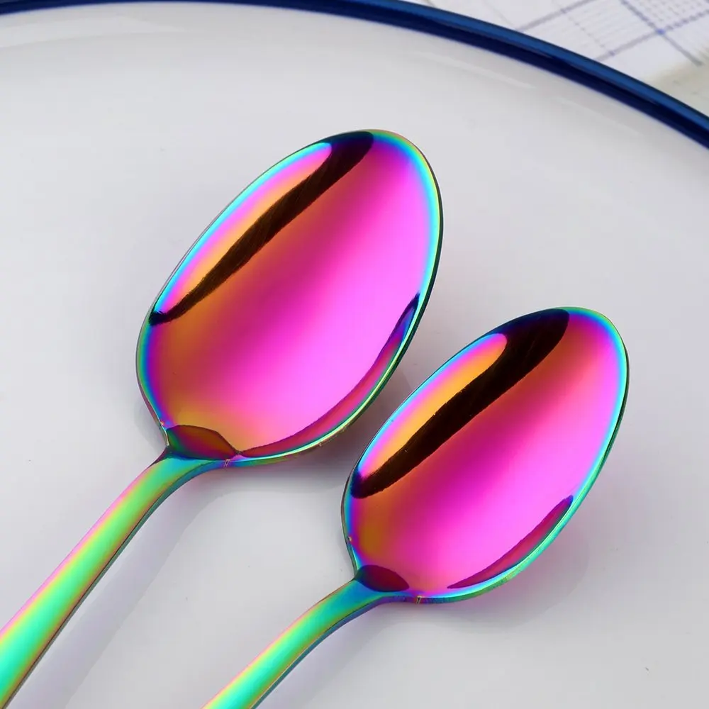 Rainbow dinner spoon (4)