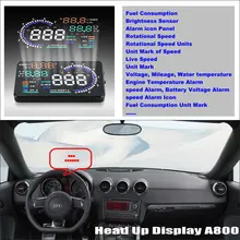 For Audi TT TTS MK2 8J 2007~2014 – Safe Driving Screen Car HUD Head Up Display Projector Refkecting Windshield