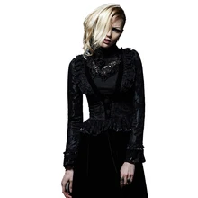 Punk Gothic Women’s Dovetail Jacket Slim Fit Lace Short Jacket Palace Fitted Deep V Neck Party Formal Coats Outer