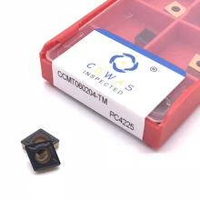 Outil de tournage interne de haute qualité CCMT060204 CCMT060208 PC4225, avec Inserts en carbure, CNC, tour pour l'acier, CCMT 0602