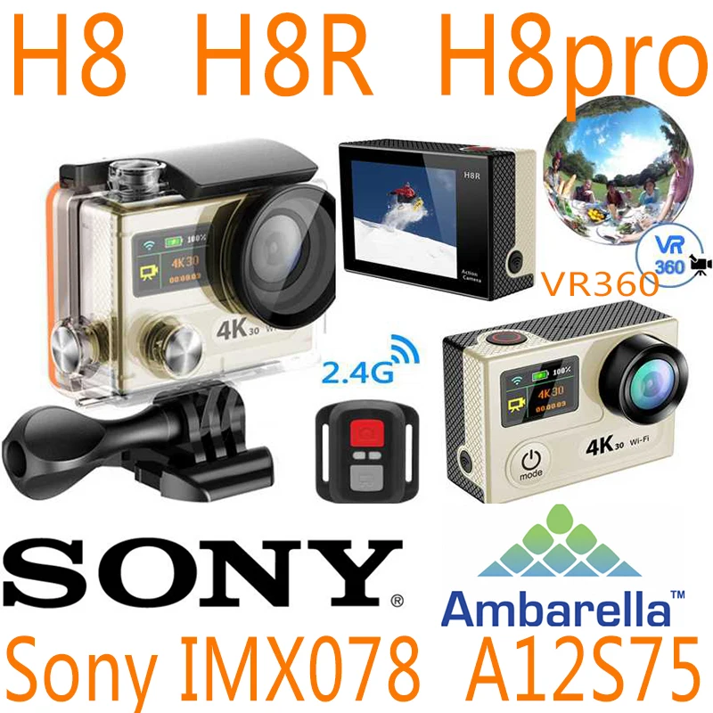 bilder für H8R H8 H8pro H8plus H8se V8 Ultra 4 Karat WIFI Action Kamera Fernbedienung Control VR360 Wasserdichte pro Full HD VR Sport dvr sport gehen cam bilder für H8R H8 H8pro H8plus H8se V8 Ultra 4 Karat WIFI Action Kamera Fernbedienung Control VR360 Wasserdichte pro Full HD VR Sport dvr sport gehen cam