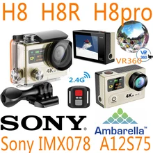 H8R H8 H8pro H8plus H8se V8S Ultra 4K WIFI Action Camera Remote Control VR360 Waterproof eken VR go Sport pro hero 4 sport cam
