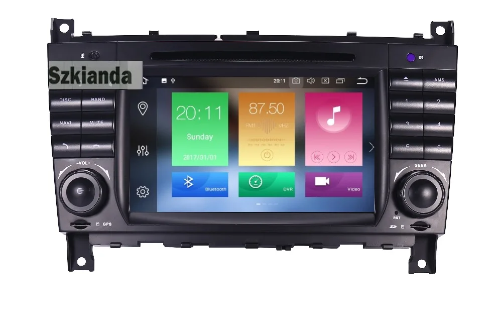 Flash Deal 7"Android 9.0 Car DVD for Mercedes Benz C Class W203 2004-2007 c200 C230 C240 C320 C350 CLK W209 2005 Sat Navi GPS Radio WiFi 15