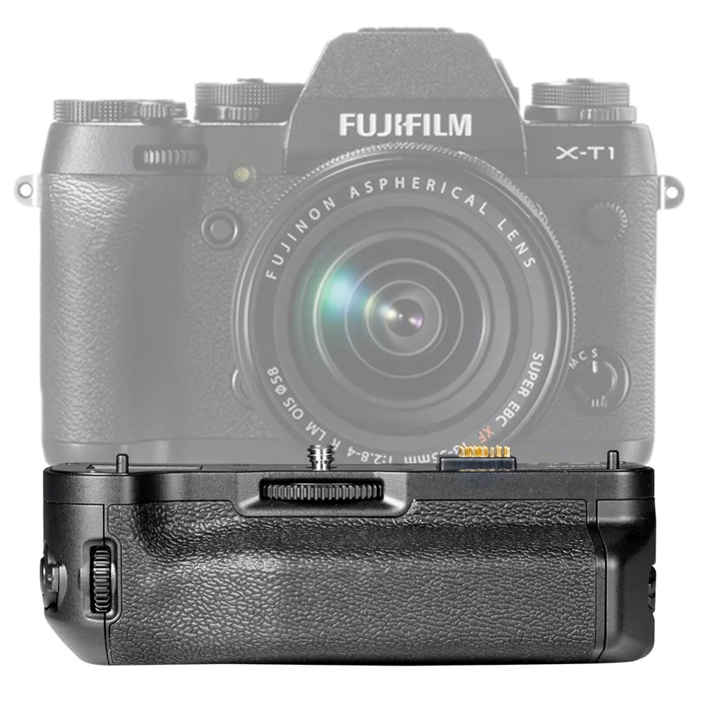 JinTu MK-XT1 Батарейная ручка для ЖК-дисплея с подсветкой Fujifilm Fuji X-T1 XT1 мульти-Мощность вертикальный Батарейная ручка держатель Камера W/с 2-шаговым кнопка спуска затвора