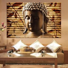 

HD Home Decoration Framework Wall Art Canvas Pictures Modern 3 Panel Buddha Living Room Print Painting Modular Cuadros Poster