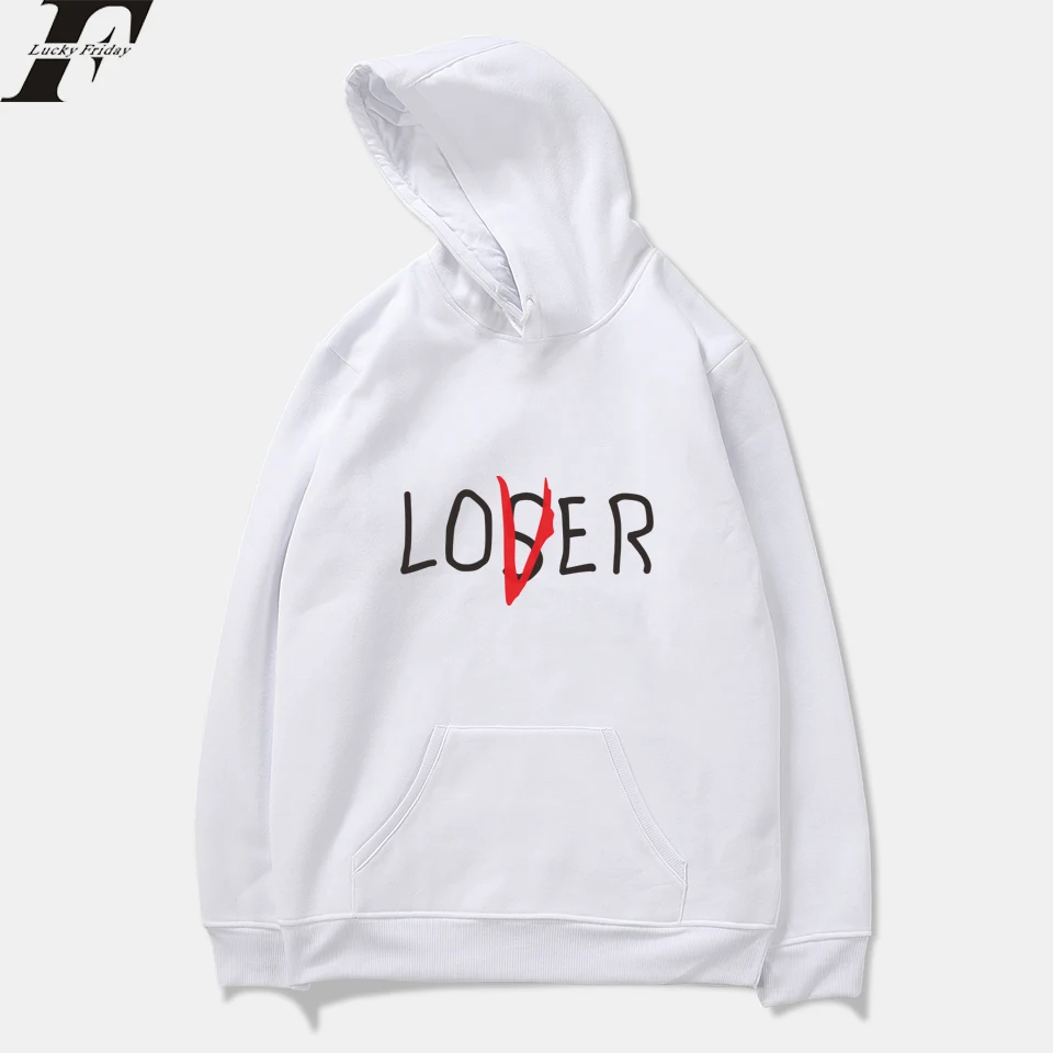 LUCKYFRIDAYF ستيفن الملك ذلك Pennywise النساء بلوزات هوديي إلكتروني مضحك المتناثرة عارضة هوديي الرجال/النساء الطباعة الملابس
