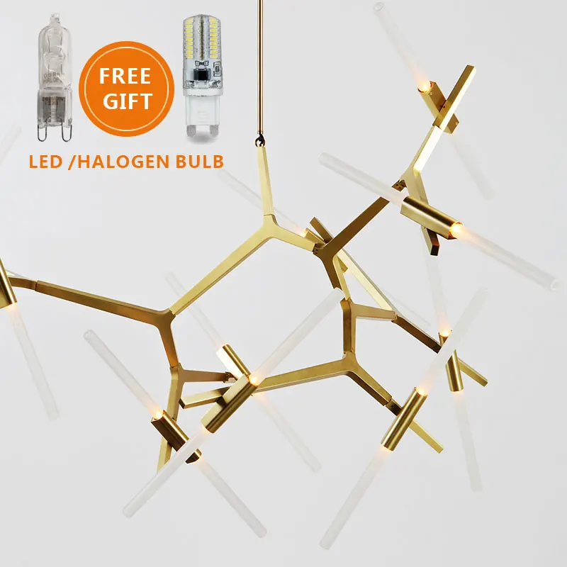 Modern Creative Arts Hill Agnes chandelier Famous Italian Design Branch Agnes Lamp Restaurant Lighting Branch Agnes