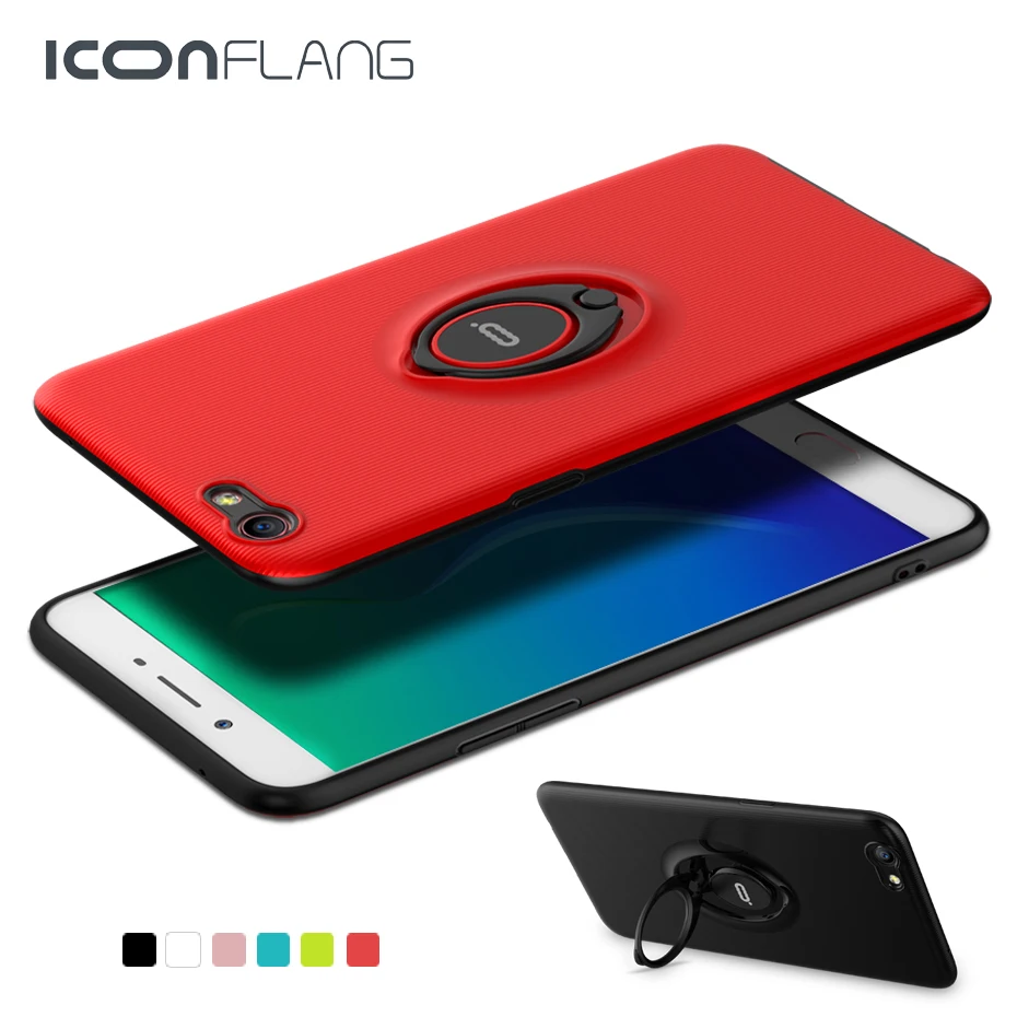Phone Case For Oppo R9S Plus Protective Back Capa Fundas for OPPO Magnetic Adsorption Ring Holder Stand Cover |