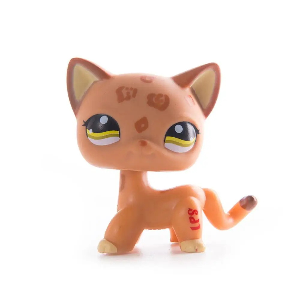 

LPS Pet Shop Cute Short Hair Cat Toys PVC Dolls Action Stand Figure Toys Cosplay Dolls Model Toy Gifts For Kids
