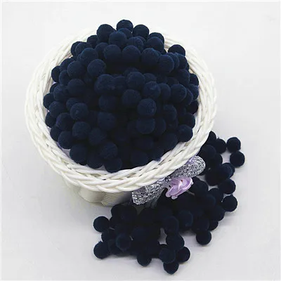 Versatile Black Pompom Assortment for Crafts and Decorations