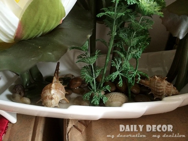 9112 Arrangements De Fleurs Artificielles Faites Main De Haute Qualité Ikea Flores Artificiais Arranjos Fleurs De Lotus Dans Un Ensemble De Pots