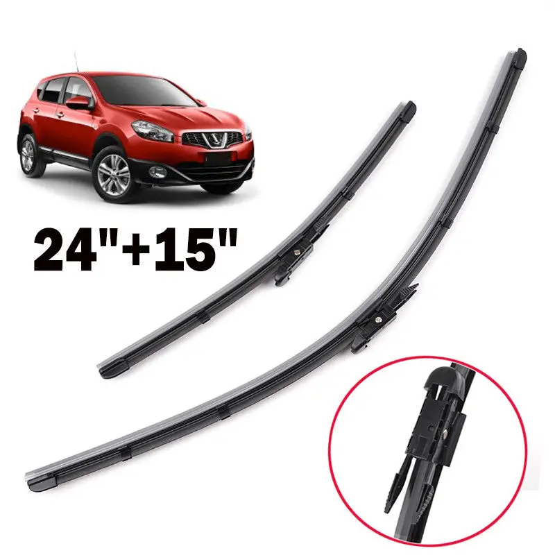 Спереди стеклоочиститель лезвия для Nissan Qashqai 2007 2008 2009 2010 2011 2012 Циклон Премиум