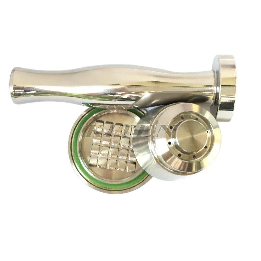 Stainless Steel Metal Compatible Capsule Refillable Reusable For Nespresso Machine+Flat Base Coffee Tamper