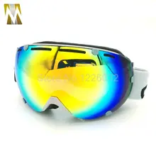 Катание на лыжах goggle мотокросс очки uv400 мотоцикл очки двойной линзы противотуманные сноуборд маска UV400 катание googles