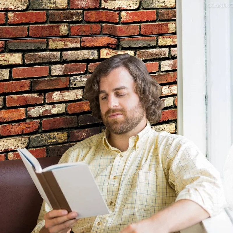 Rustic Stone 3D Wallpaper Vintage Faux Brick Wallpapers Roll Self Adhesive Removable PVC Wall Paper For Living Room Bedroom Rustic Stone 3D Wallpaper Vintage Faux Brick Wallpapers Roll Self Adhesive Removable PVC Wall Paper For Living Room Bedroom