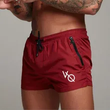 Мужские спортивные удобные быстросохнущие шорты для тренировок, бега, спортзала, бадминтона, Мультикам, Тропик, мужские спортивные шорты для бодибилдинга