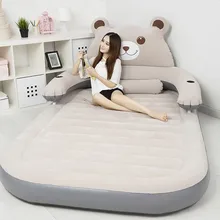 Cama Inflável Cama Macia Dos Desenhos Animados dobrável Com Encosto Cama Totoro Beanbag Cama Colchões Mobília Do Quarto Frete Grátis