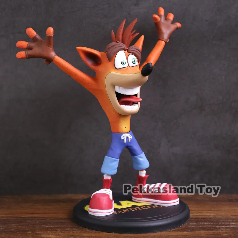 Классическая игра Crash Bandicoot ПВХ Статуя Рисунок Коллекционная модель игрушки