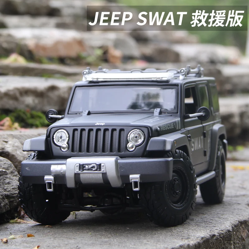 

Collectible 1:18 Die Cast Model Cars Alloy Vehicles Toys for Children sy2 1/18 Static Sports Car Boy Gift Jeep SWAT Rescue SUV