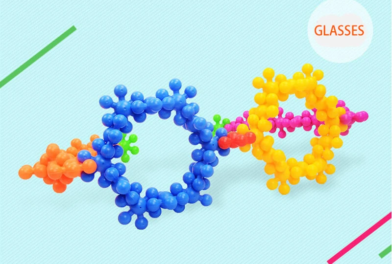 Six-color snowflakes assembled blocks (15)