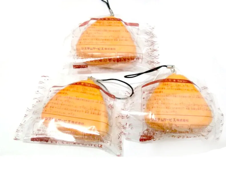 Kuutti Squishy Random 1 pc Lovely Japan Sushi Food emoji rice Kawaii Mobile phone strap New Arrival Hard PU 5